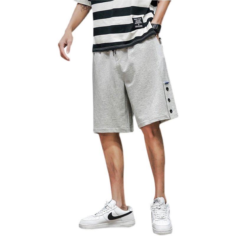 2021夏季新款潮流针织短裤男宽松运动五分裤卫裤D,男装休闲裤,星座810(原QT5070)