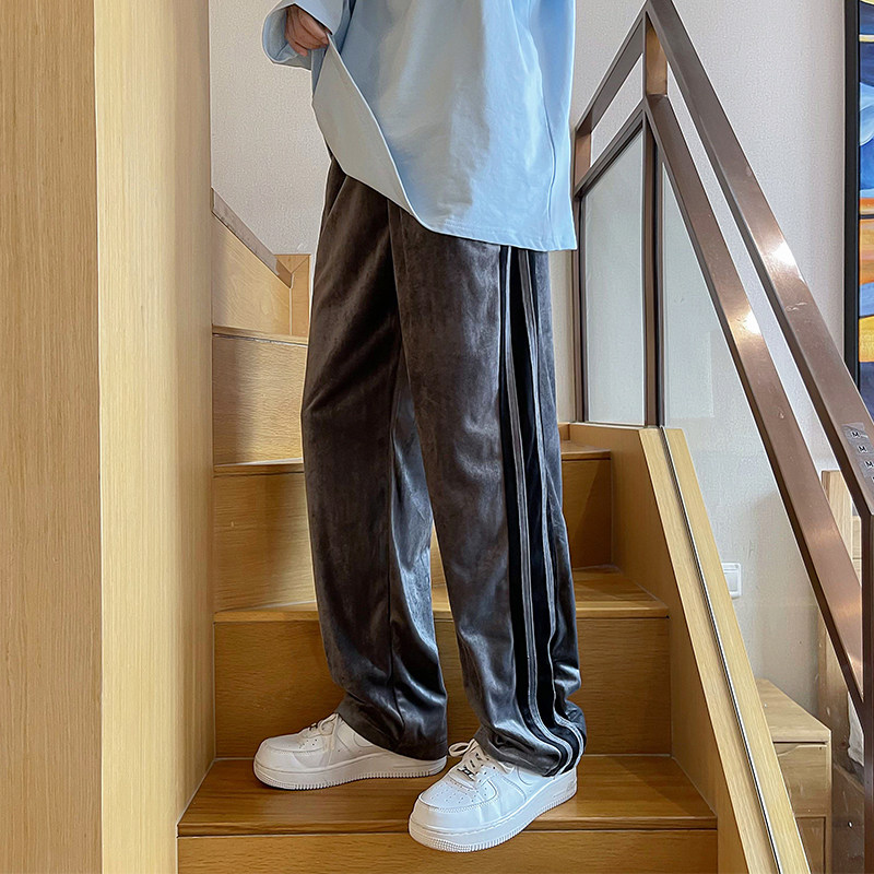 主推款金丝绒休闲裤男直筒裤，短裤D,男装休闲裤,星座810(原QT5070)