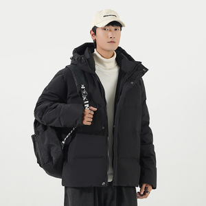 2024冬新标90绒连帽羽绒服男情侣羽绒外套上衣YR6688-P275控348,浅色碎花雪纺上衣搭配什么下装图片