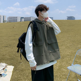 2023春季新款短袖夹克工装上衣青春时尚潮流百搭J5013-P65控88，男装夹克，星座810(原QT5070)