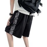 主推2022拼接休闲五分裤男运动宽松短裤D-特，男装休闲裤，星座810(原QT5070)