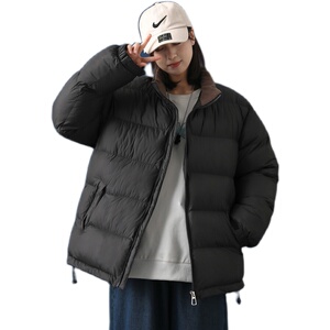 中性风蓝底港风加厚棉衣男外套棉服面包服棉袄 MY6001-P100控138图片