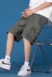 2021夏季工装短裤男多口袋港风五分裤夏天裤子D，男装休闲裤，星座810(原QT5070)