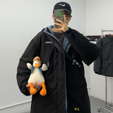 港风工装棉衣男加厚冬季棉服外套连帽拼接棉袄SY03，男装棉衣，星座810(原QT5070)