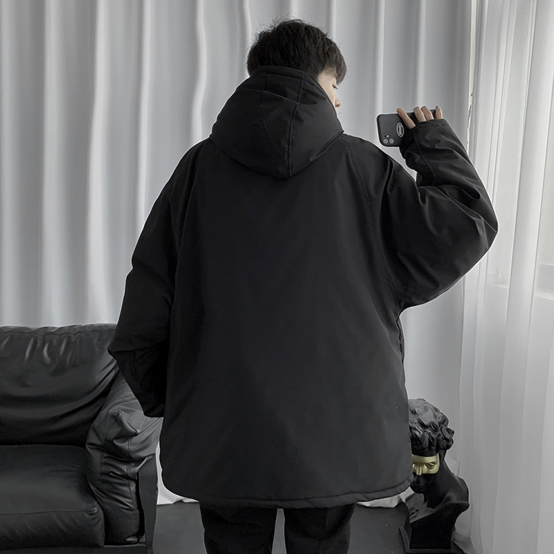 2021新款百搭港风宽松连帽棉衣男ins休闲棉服上衣MY6002,男装棉衣,星座810(原QT5070)