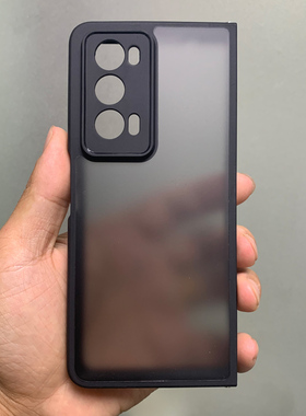 适用于华为荣耀magic v2磨砂透灰手机壳透明honor magicV2折叠屏外壳migc全包防摔硅胶mgv二代男