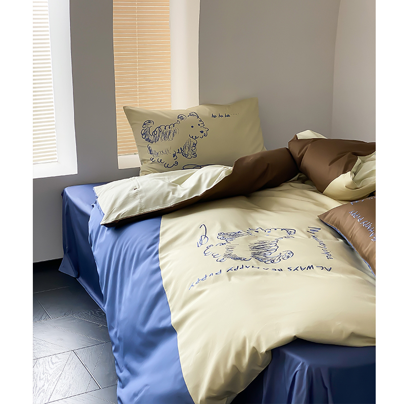 床单款四件套100支全棉轻奢亲肤