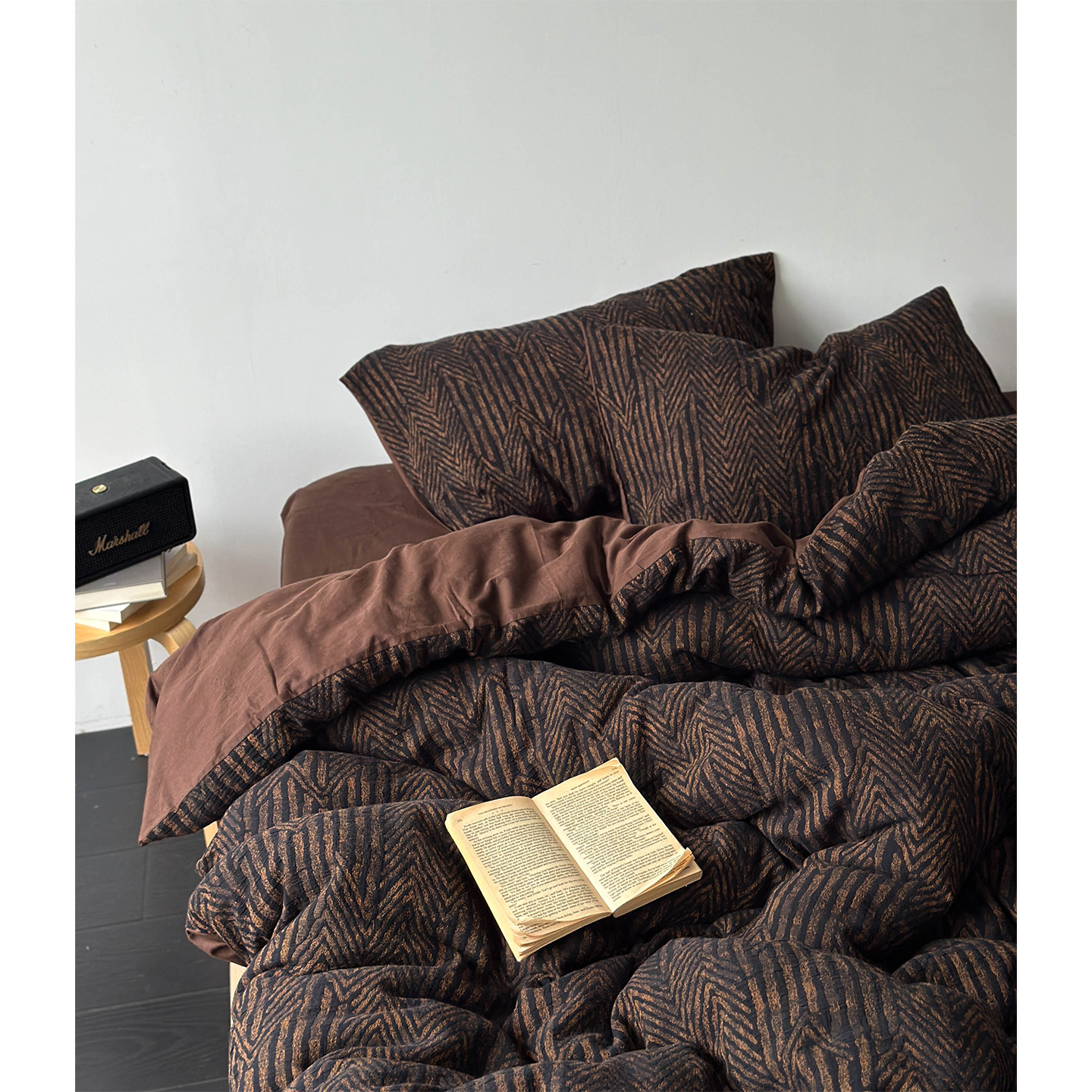 床单款四件套提花复古裸睡