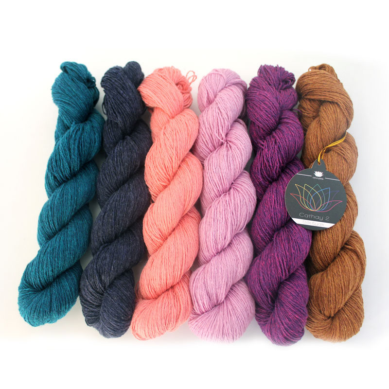 盛莲 cathay 2 古风 牛绒绢丝线宝宝线编织手编春夏披肩围巾线