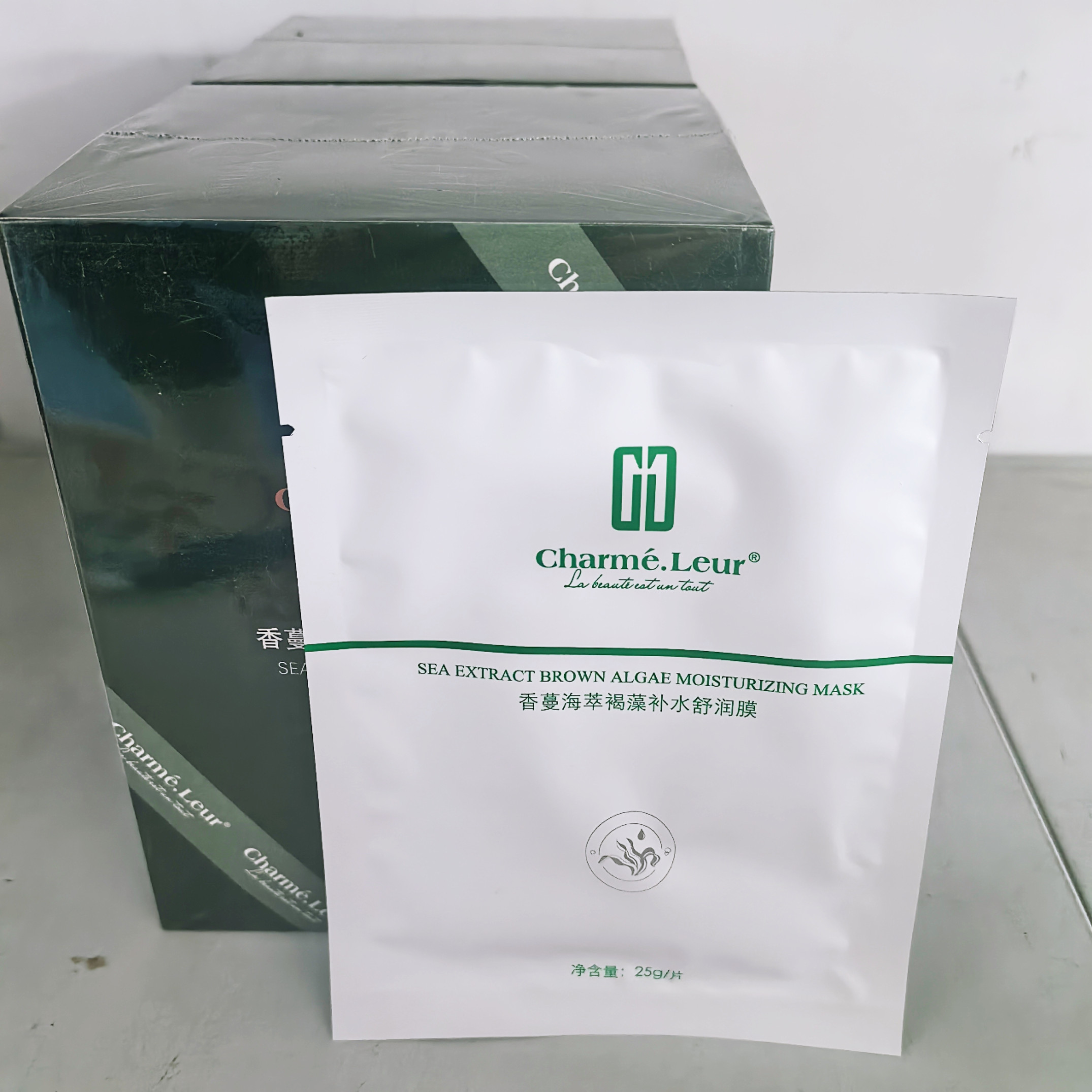 美容护肤正品香蔓海萃褐藻贴片面膜面膜补水熬夜面膜保湿面膜