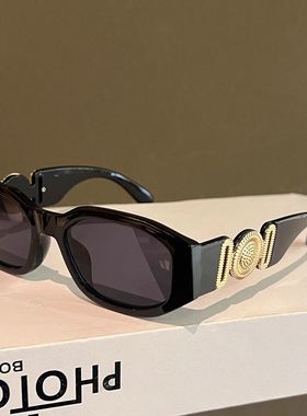 复古港风黑色墨镜女赵露思同款2025新款百搭高级感太阳镜防紫外线