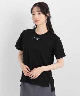 前中领口刺绣圆领宽松版 日单andem 薄款 新款 型棉T恤 u原单2024夏季