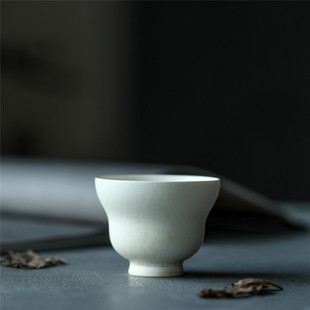 景德镇窑变茶杯志野烧纯手工单杯复古陶瓷主人杯品茗杯葫芦杯喝茶