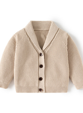 品牌折扣特价撤柜童装上衣秋冬A类毛衣开衫帅气男童毛衣BD898