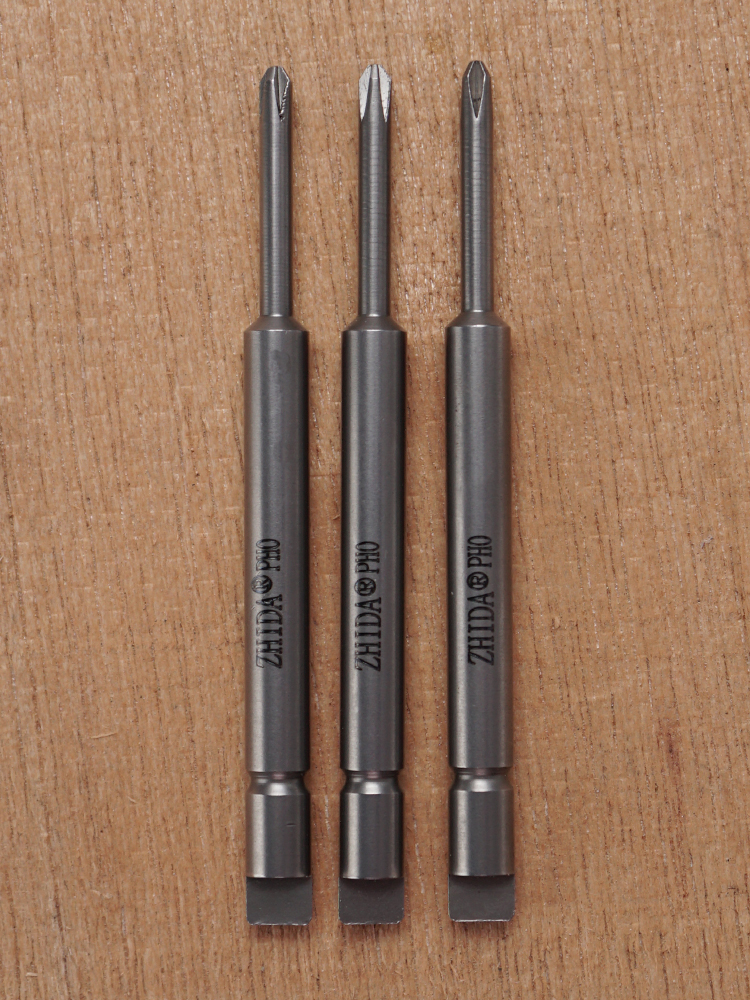 尾缺 强磁PH0 ZHIDA 十字头S2材质十字头电动螺丝批头64mm