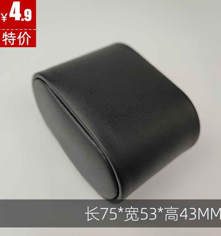 皮革表枕绒布表枕高端手饰枕头