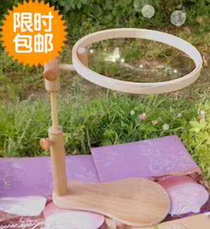 包邮 实木十字绣架子 圆形绣架 绣绷绣圈 十字绣可调绣架 28厘米