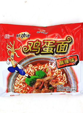 统一好劲道鸡蛋面62g麻辣干吃快餐面干脆面面面劲道升级经典美食
