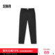 森马休闲裤 男商务通勤风小脚西裤 春季 舒服裤 基础黑色长裤 子弹力