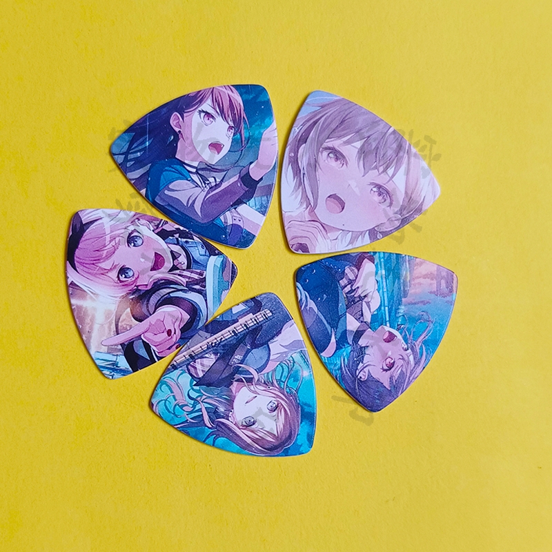 现货BANGDREAM MYGO吉他拨片贝斯尤克里里赛璐珞游戏动漫礼物周边