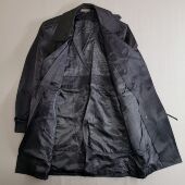 风衣长款 男士 外套双层含内胆夹层外套 英伦风基础款 胸围104修身