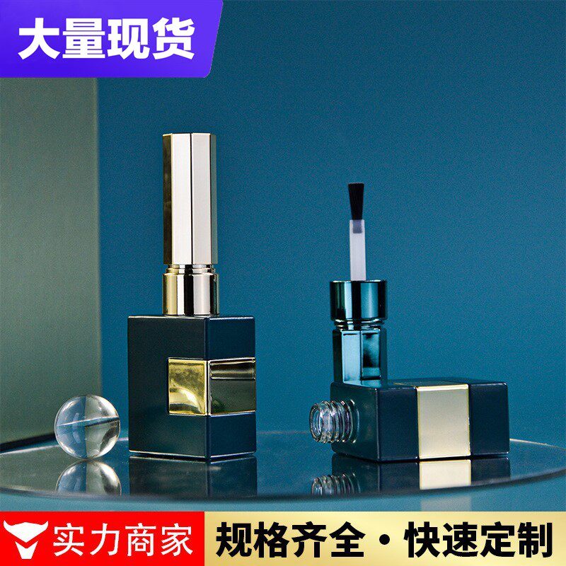 实力工厂甲油胶玻璃瓶12ML 现货指甲油空瓶 甲油胶分装玻璃瓶