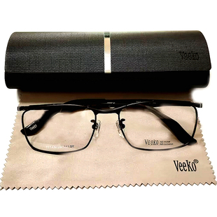 3560 威高眼镜 黑色全框近视眼镜框 镜框 VEEKO威高眼镜架纯钛男款