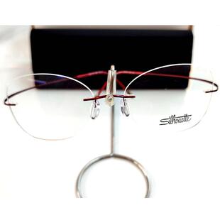 镜框 3041无框纯钛男款 诗乐眼镜架近视眼镜框镜架诗乐眼镜5515