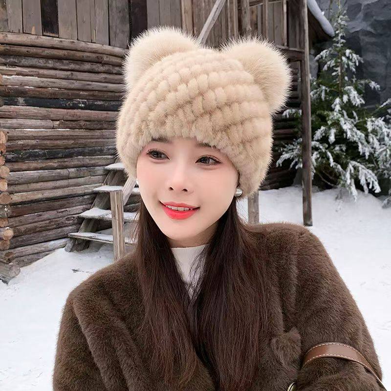亲子款款帽子米奇帽水貂毛帽子女冬季保暖护耳帽可爱减龄款熊猫帽,服饰配件/皮带/帽子/围巾,帽子,淘宝优惠券,粉丝福利购,淘宝优惠卷