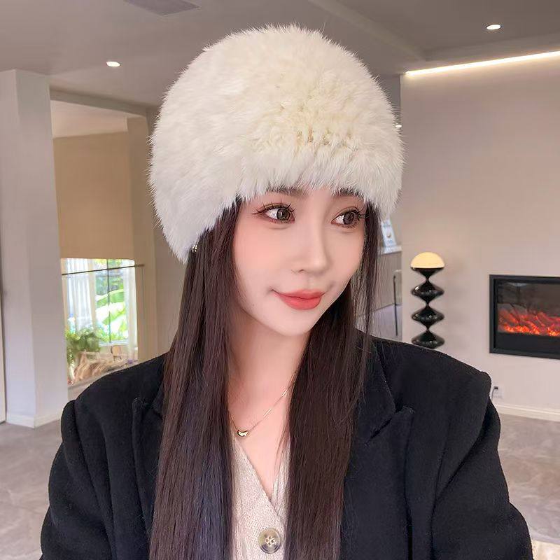 时尚渔夫帽女士秋冬帽子新款冬季真兔毛护耳保暖防寒加厚,服饰配件/皮带/帽子/围巾,帽子,淘宝优惠券,粉丝福利购,淘宝优惠卷