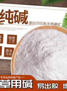 食用纯碱食品级仙草用碱碱面易出胶增香发面清洁碳酸钠家用食用碱