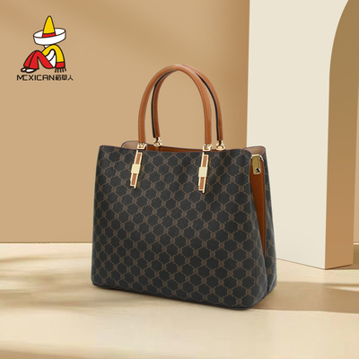 稻草人大容量高级感通勤托特包