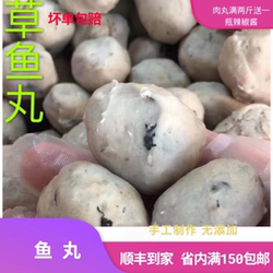 正宗大埔草鱼丸广东梅州客家传统工艺火锅新鲜爽滑皖鱼肉丸子五华