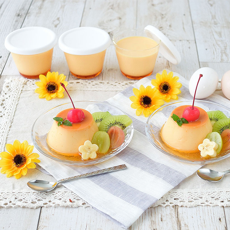 FL日本高硼硅耐高温玻璃布丁杯