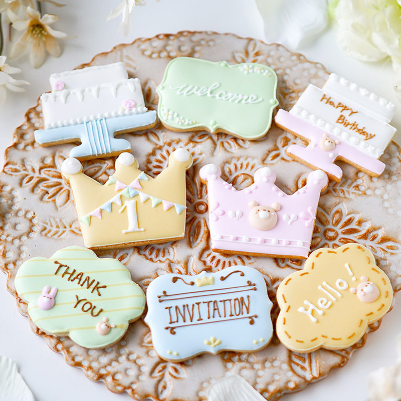 日本cotta新款笔记本饼干模具按压式儿童辅食零食点心DIY烘焙