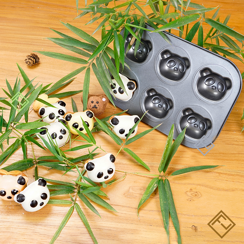 日本cotta碳钢熊猫烤盘