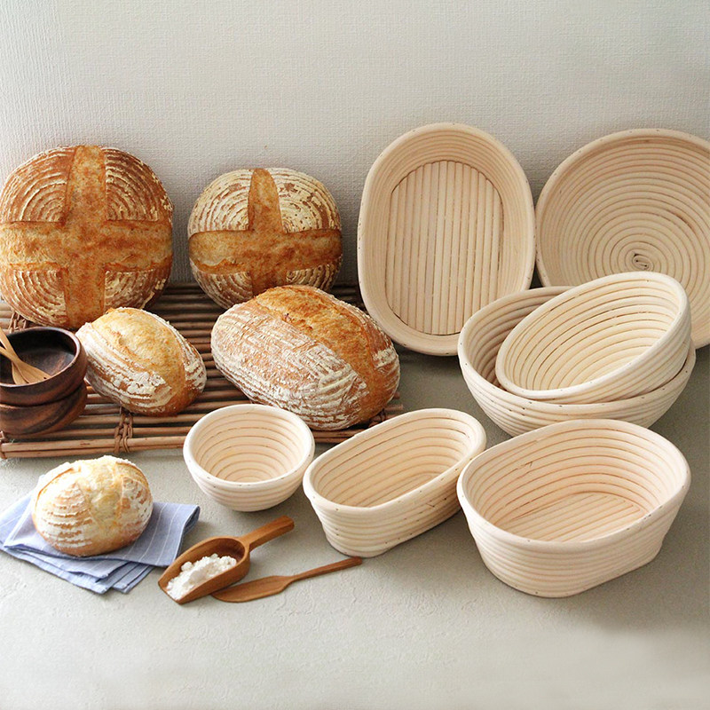 手编天然印尼藤碗发酵篮无毛刺