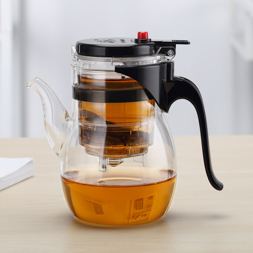 越宇耐热玻璃泡花茶壶玲珑飘逸杯