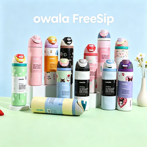 OwalaFreeSip不锈钢保温吸管杯