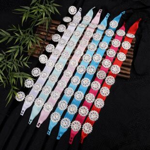 京剧越剧戏曲旦角花旦化妆头饰头面青衣花旦演出表演水钻泡条新款