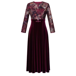 名兰世家妈妈婚礼连衣裙日常可穿喜婆婆婚宴装礼服裙原创设计师款