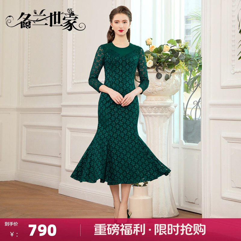 名兰世家春季新款端庄洋气礼服图片