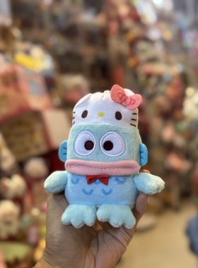 外单丑鱼汉顿xHelloKitty毛绒玩偶挂件单个包邮