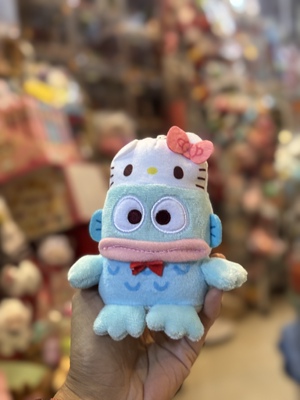 外单丑鱼汉顿xHelloKitty毛绒玩偶挂件单个包邮