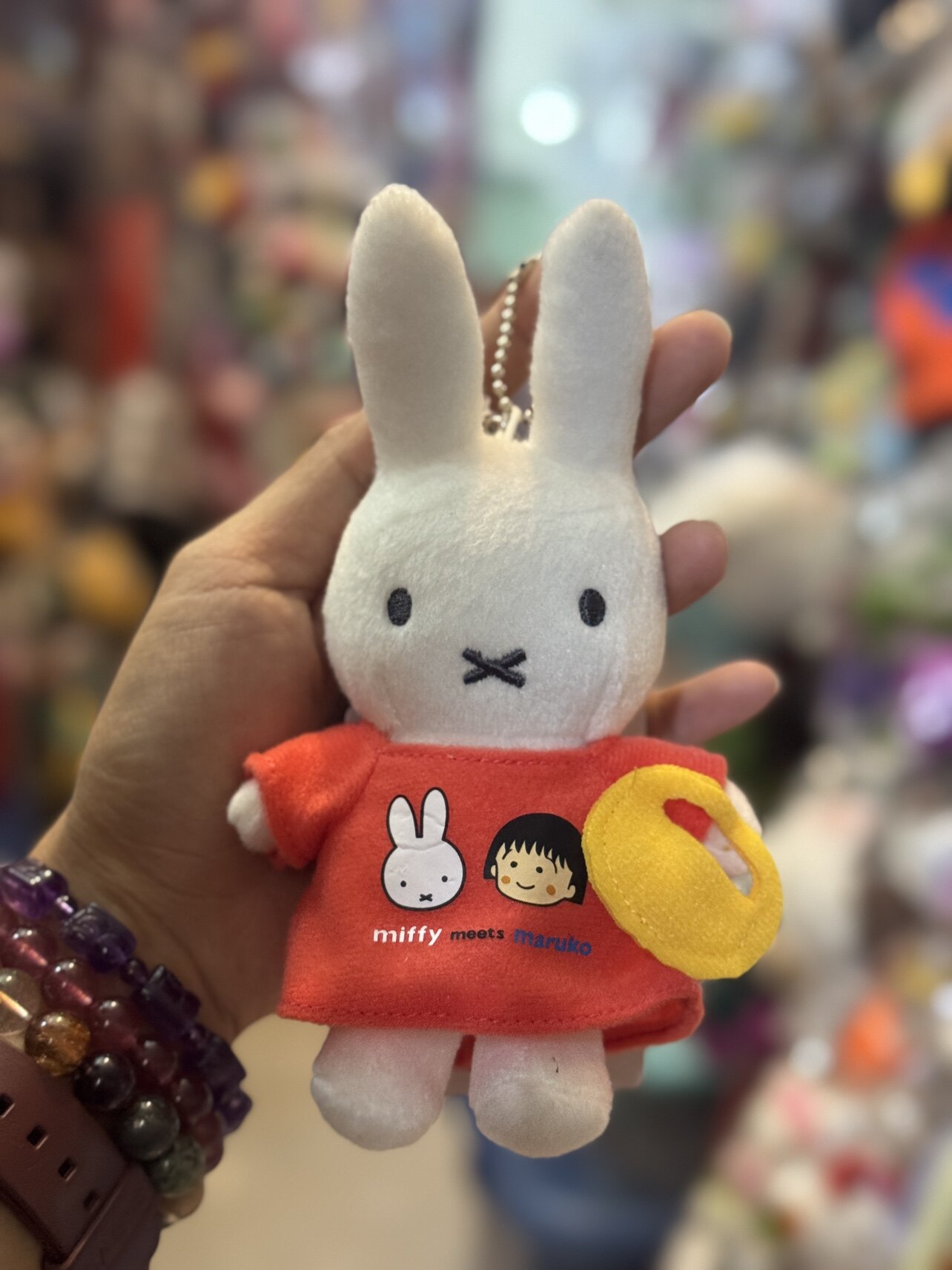 外单米菲Miffy兔子x小丸子衣服毛绒玩偶挂件18cm包邮