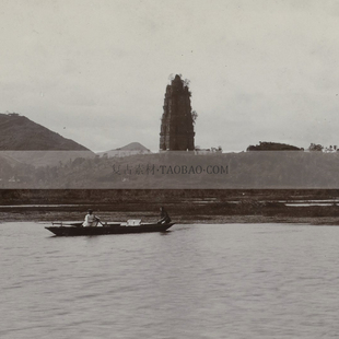 1911年杭州西湖断桥残雪雷峰夕照等风景名胜老照片明信片装饰素材