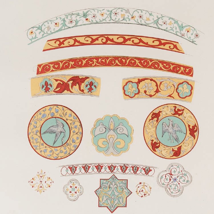 东方装饰艺术波斯中日阿拉伯印度俄罗斯土耳其纹样图案设计素材