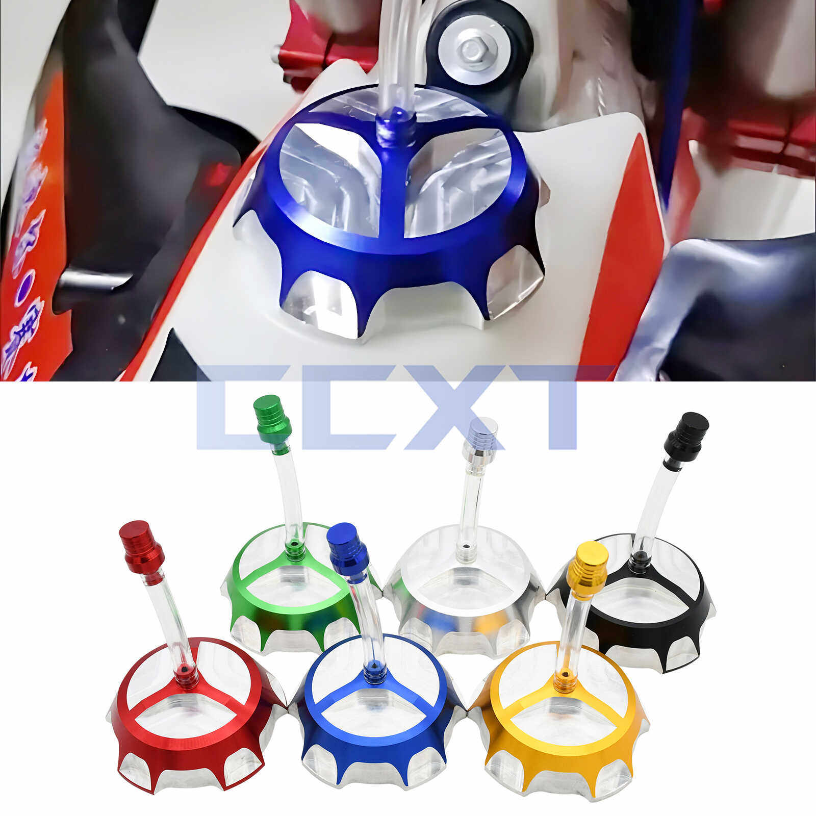 越野摩托车改装配件KLX BBR TTR CRF通用CNC油箱盖油壶盖带通气帽