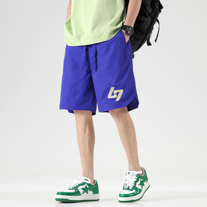 夏季五分裤男潮流时尚宽松直筒裤运动休闲沙滩裤DS-D228A-065P35图片
