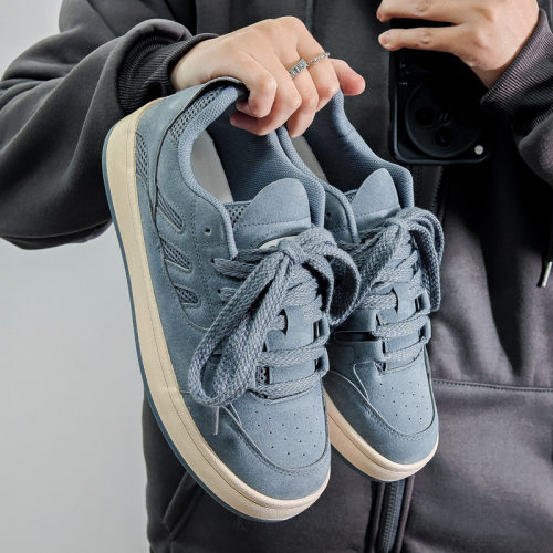 VASIBAEN 男鞋子潮板鞋2025春季新款帆布鞋男青少年百搭ulzzang鞋